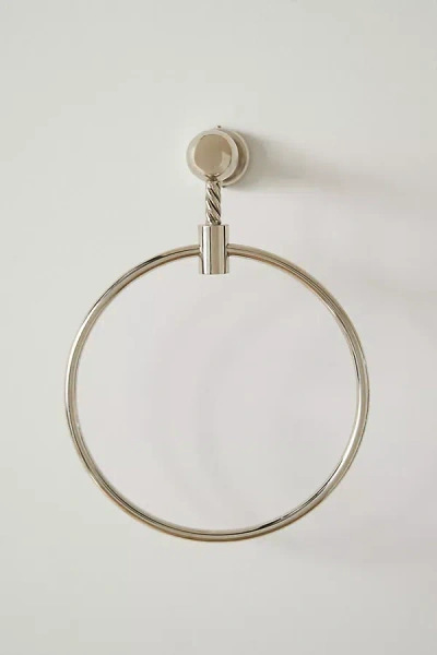 Anthropologie Maude Towel Ring In Metallic