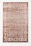 Anthropologie Melissa Printed Easy-care Persian-inspired Rug In Brown