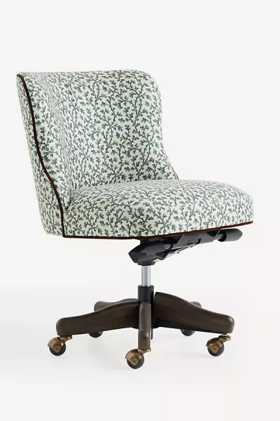 Anthropologie Meryl Francois Desk Chair In Green