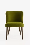 Anthropologie Meryl Performance Velvet Dining Chair In Green
