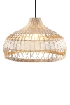Anthropologie Mesmerize Rattan Pendant