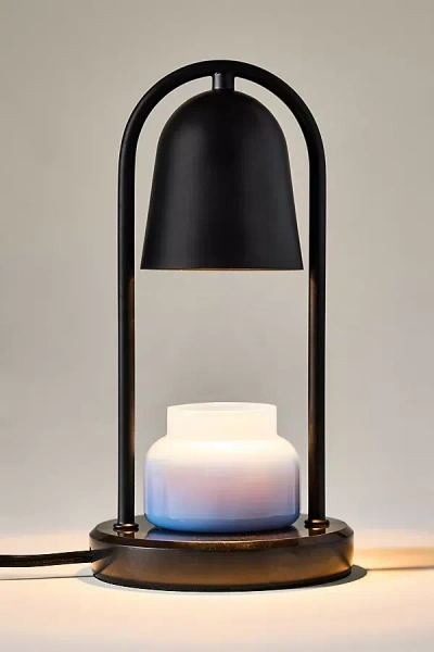 Anthropologie Metal Arch Candle Warmer Lamp In Black