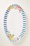 Anthropologie Micola Oval Stoneware Serving Platter