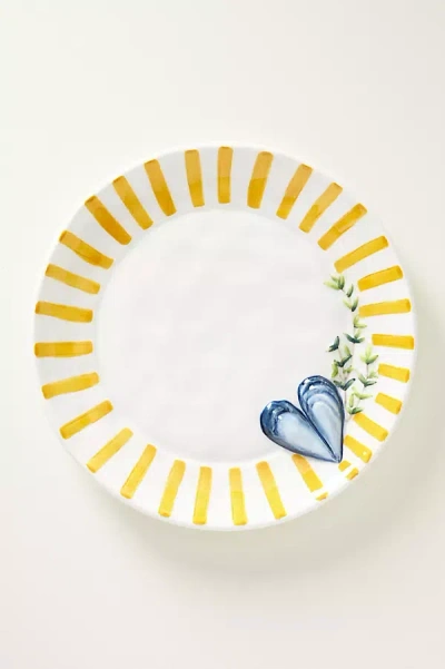Anthropologie Micola Seafood Dessert Plate In Neutral
