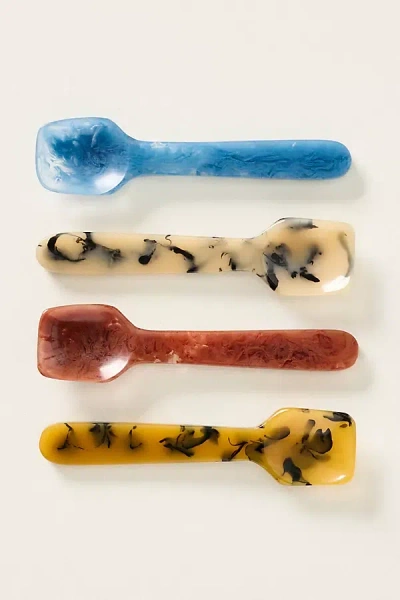 Anthropologie Mignon Resin Spoons, Set Of 4
