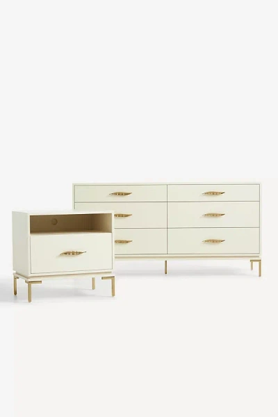 Anthropologie Mildred Dresser In White