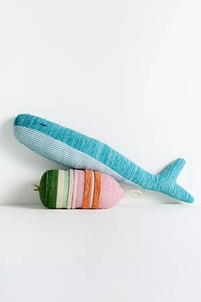 Anthropologie Millie Outdoor Woven Shaped Pillow In Multi