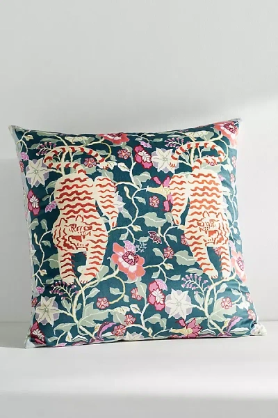 Anthropologie Millie Printed Cushion In Multi