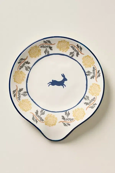 Anthropologie Millie Spoon Rest In Blue