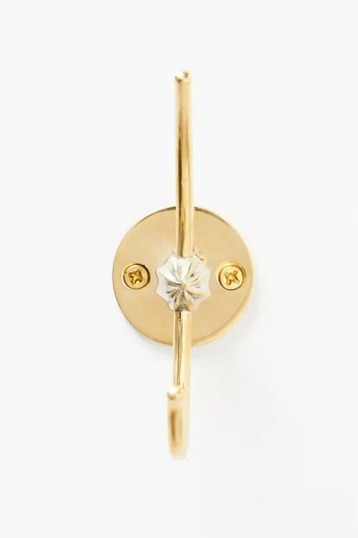 Anthropologie Mina Kitchen Double Hook In Gold