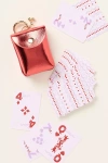 Anthropologie Mini Charm Playing Cards In Pink