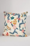 Anthropologie Hand-embroidered Mirelle Pillow