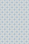 Anthropologie Mirth Studio Mimi Quilted Floral Peel-and-stick Wallpaper In Blue