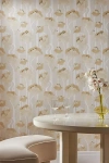 Anthropologie Mirth Studio Shirley Deco Floral Peel-and-stick Wallpaper