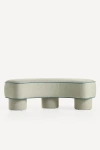 Anthropologie Modella Performance Linen Curved Bench