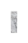 Anthropologie Modern Marble Tall Pedestal Accent Table