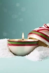 Anthropologie Modern Ornament Woody Fresh Balsam & Cedarwood Glass Candle In Multi