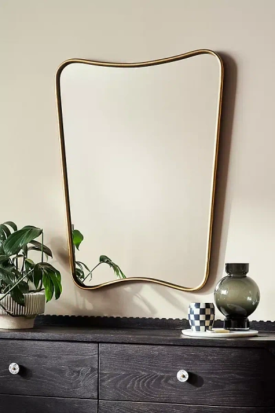 Anthropologie Modernist Mirror In Brown