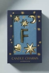 Anthropologie Monogram Candle Charms In Blue