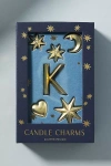 Anthropologie Monogram Candle Charms In Blue