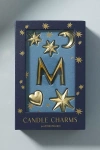 Anthropologie Monogram Candle Charms In Blue