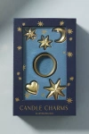 Anthropologie Monogram Candle Charms In Blue