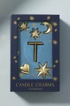 Anthropologie Monogram Candle Charms In Blue