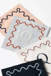 Anthropologie Monogram Cotton Cocktail Napkins, Set Of 4 In Multi