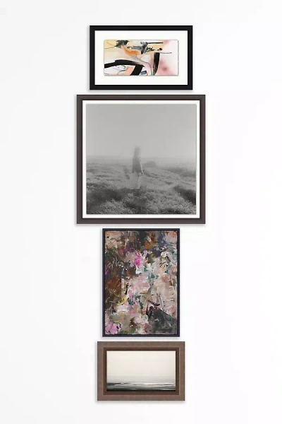 Anthropologie Moody Hint Of Floral Gallery Wall Art In Multi