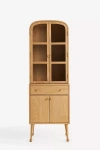 Anthropologie Moretti Oak Bar Cabinet In Brown