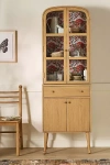 Anthropologie Moretti Oak Bar Cabinet In Brown