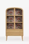 Anthropologie Moretti Oak Curio Cabinet In Brown