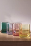 Anthropologie Morgan Double Old Fashioned Glasses, Set Of 4
