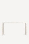 Anthropologie Mother-of-pearl Console Table In White