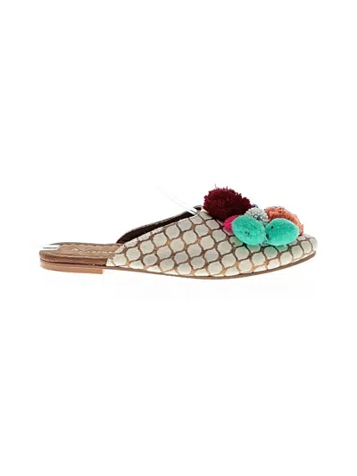 Pre-owned Anthropologie Mule/clog In Ivory