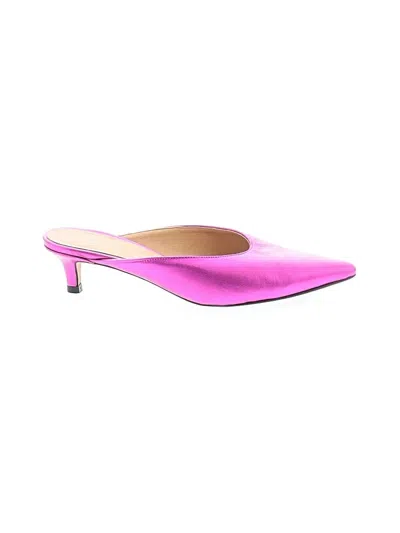 Pre-owned Anthropologie Mule/clog In Purple