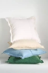 Anthropologie Myla Cotton Duck-pocket Pillow
