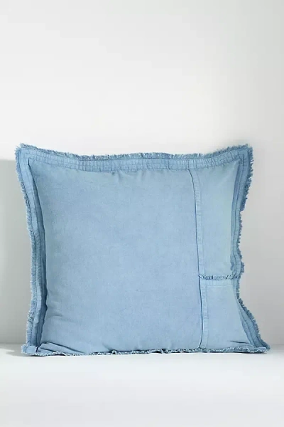 Anthropologie Myla Cotton Duck-pocket Pillow