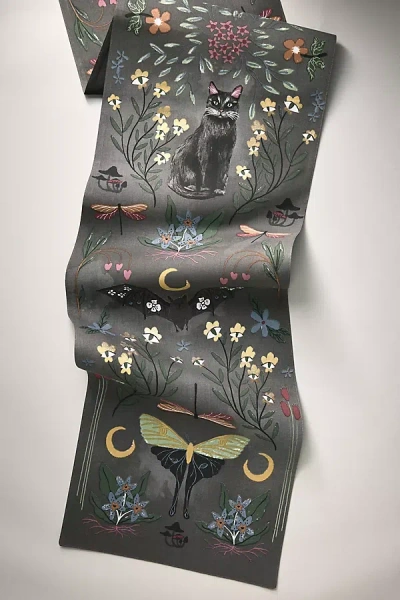 Anthropologie Mystic Bats Table Runner