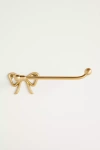 Anthropologie Natalia Bow Brass Toilet Roll Holder In Gold