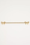 Anthropologie Natalia Bow Brass Towel Bar In Gold