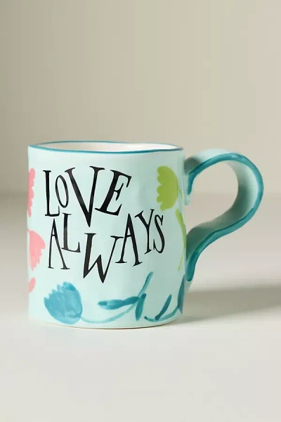 Anthropologie Natalie Ferstendick Mother's Day Mug In Blue