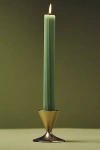 Anthropologie Naya Tinted Brass Lacquer Taper Candle Holder