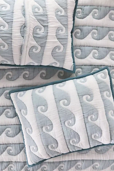 Anthropologie Nelly Icon Shams In Gray