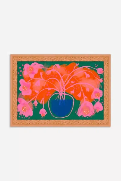Anthropologie Neon Bloom Wall Art In Multi