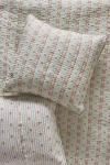 Anthropologie Nera Yarn Dye Jacquard Striped Euro Sham In Gray