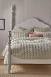 Anthropologie Nera Yarn Dye Jacquard Striped Quilt