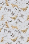 Anthropologie Nicholas & Banks Dog And Bird Peel-and-stick Wallpaper