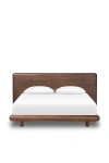 Anthropologie Nigel Rustic Solid Acacia Wood Platform Bed In Brown