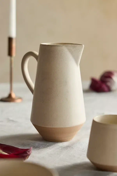 Anthropologie Nika Stoneware Pitcher